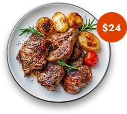 Grilled beef